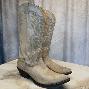 Vintage NOCONA USA Exotic Western Cowboy Boots Men's Size 9 D